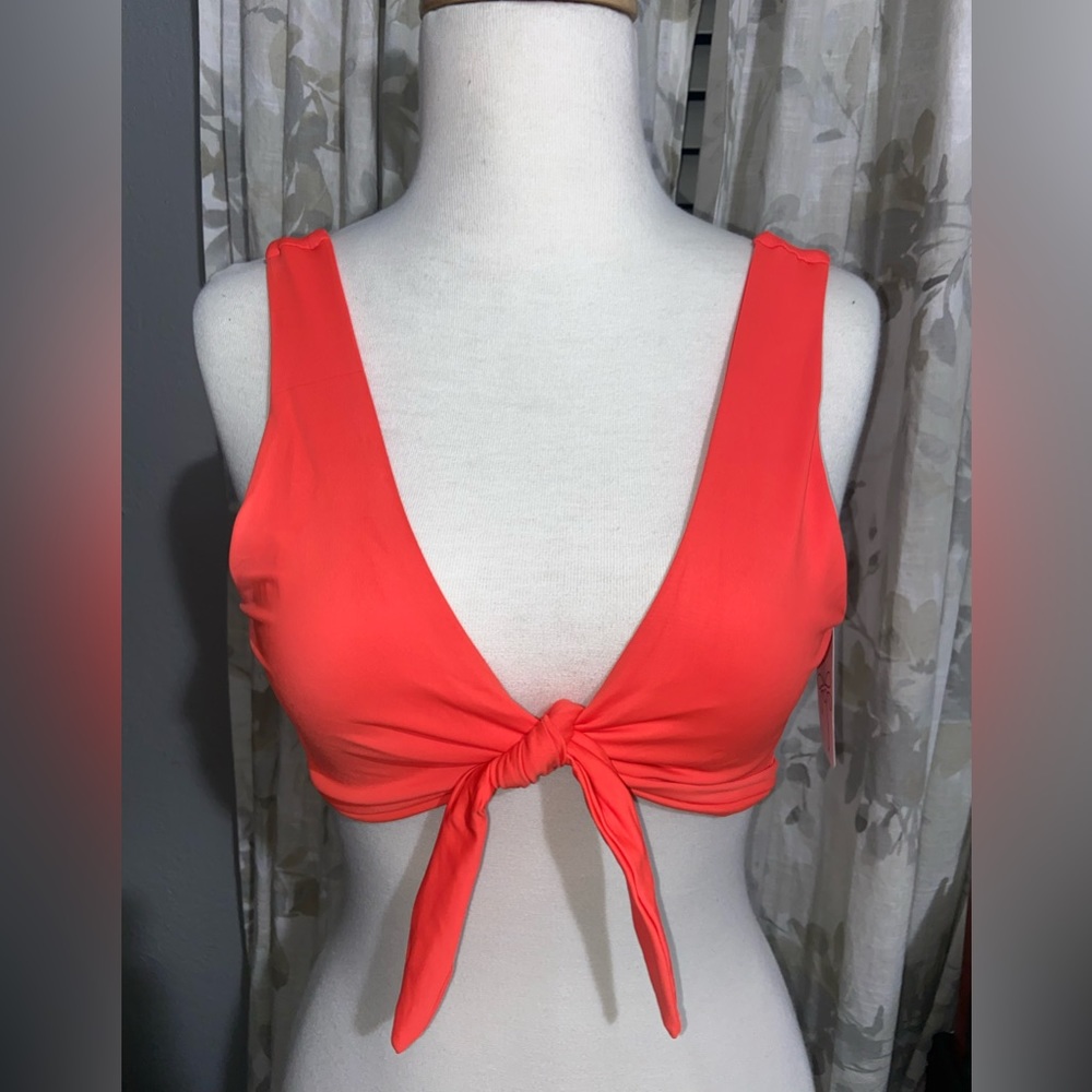 Dipping Daisy’s Tie Front bikini top. New
